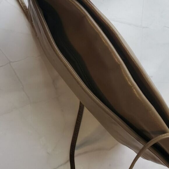 Anne Klein Purse Brown Crossbody Minimalist Vintage Look Quiet Luxury Old Money - Picture 6 of 12